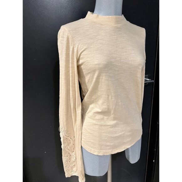 NEW Free People Tan Hooked On You Cuff Top Size XS - Picture 3 of 7